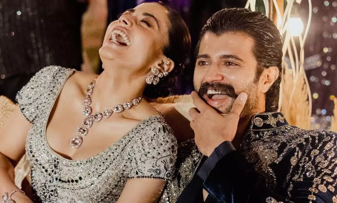 Inside Vijay and Rashmika’s Grand Sangeet Celebration