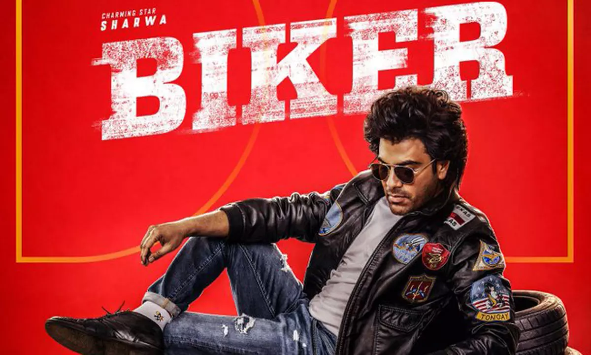 Sharwanands Biker Teaser Surprises Audience at Allu Cinemas Opening