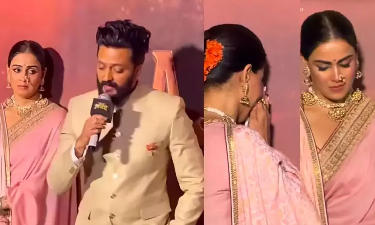 Husband’s Words: Heroine Cries On Stage Inconsolably