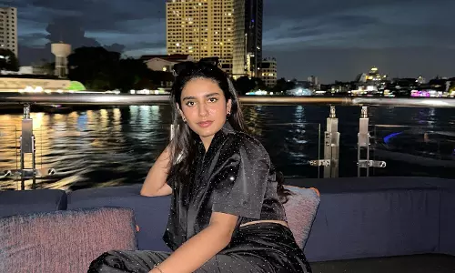 Gorgeous Looks Of Priya P Varrier In Bangkok