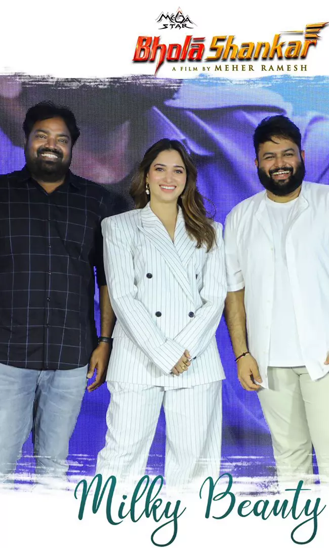 Bholaa Shankar Milky Beauty Song Launch Event