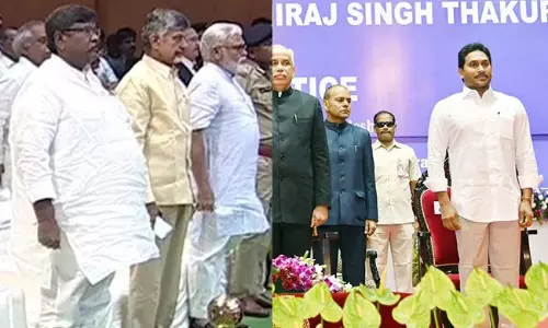 జగన్...బాబు ఎదురెదురుగా... వాటే సీన్...!