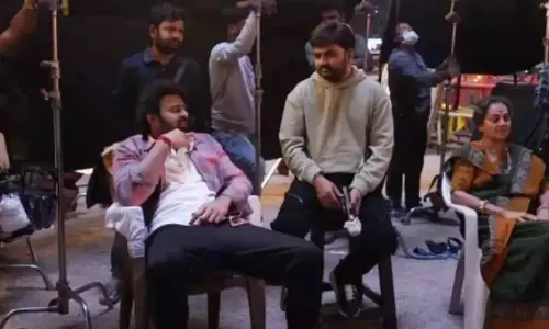 డార్లింగ్ దిగేసాడు.. మారుతి ప‌రుగులెట్టించాల్సిందే!