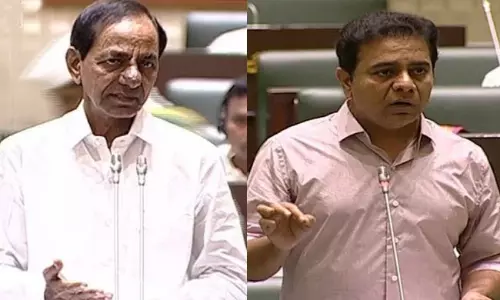 మ‌ళ్లీ సెంటిమెంట్‌ను రెచ్చ‌గొడుతున్న తండ్రీకొడుకులు