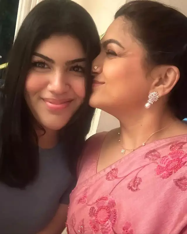 Clicks of Kushboo With Her Lovely Daughters