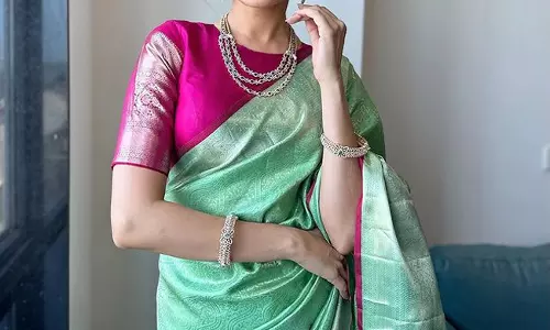 Pragya Jaiswal Traditional Attaire