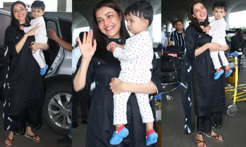 కాజల్ బుడ్డోడు.. అంత సీరియస్ ఎందుకో..