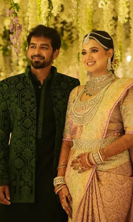 Celebs at Brahmanandam son wedding
