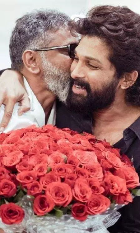 Joyful Moments At The Residence Of Icon Star Allu Arjun