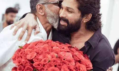 Joyful Moments At The Residence Of Icon Star Allu Arjun