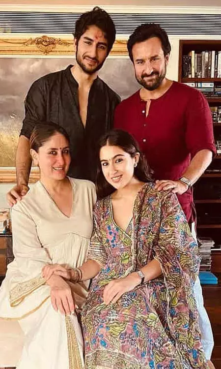 Saif Ali Khans Cute Family Pic For Rakhi Festival!