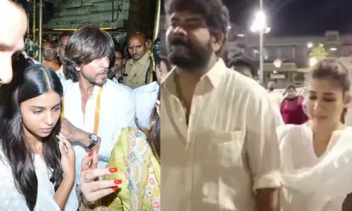 పట్టుపంచలో స్వామివారి ఆలయానికి షారుఖ్ ఖాన్