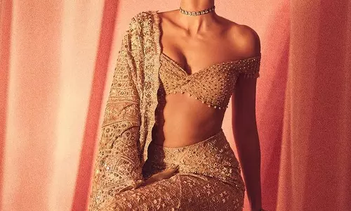 Ananya Surprises In Lovely Ethnic Wear!