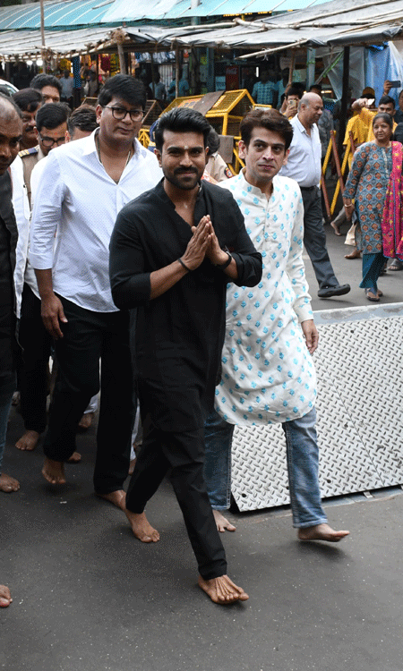 Ram Charan completes Ayyappa Deeksha at Shree Siddhivinayak Temple