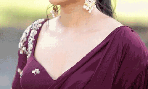 Mirnaa Menon Stunning Saree