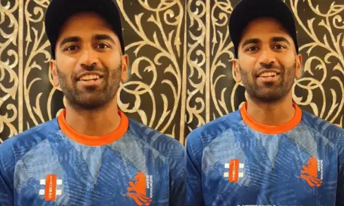 తెలుగులో మాట్లాడిన నెదర్లాండ్స్  క్రికెటర్... వీడియో వైరల్!