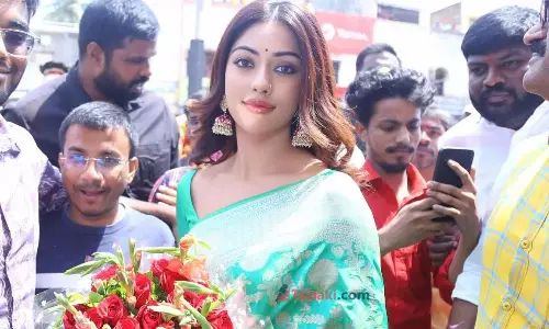 Actress Anu Emmanuel Adds Glamour to Chandana Brothers Mall Inauguration