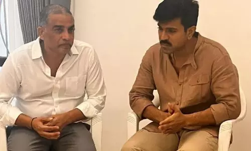 Ram Charan Pays Last Respects To Dil Rajus Father!