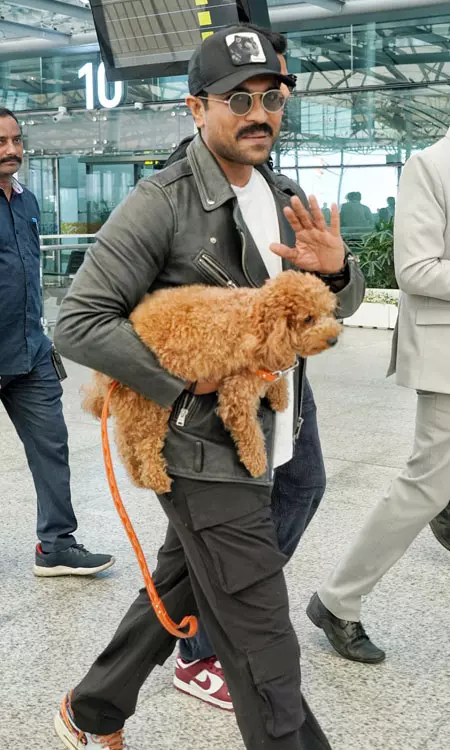 Ram Charan Off To Italy With His Wife & Daughter!