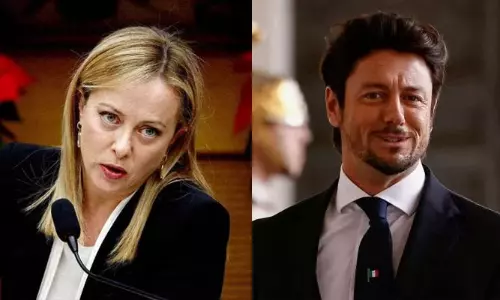 ఇటలీ ప్రధాని భాగస్వామి నోట... సమూహ శృంగారం మాట!