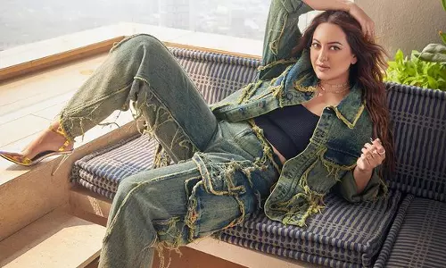 Sonakshi Sinha Dazzles in Vibrant Denim in Recent Photoshoot
