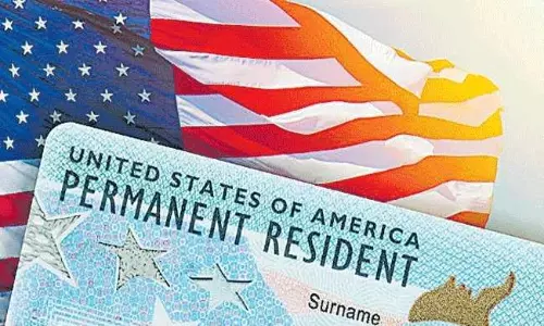 గ్రీన్‌కార్డు కోసం... బారులే బారులు.. 2024 వ‌ర‌కు ఫుల్‌!