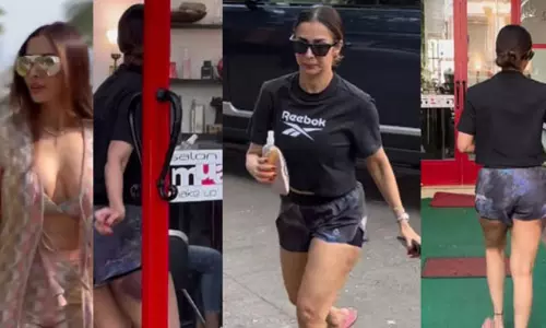 వీడియో: ఎంత దాచాల‌నుకున్నా దాగ‌ని మ‌లైకం!