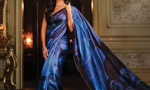 Mrunal Thakur Mesmerizes In Elegant Saree Campaign