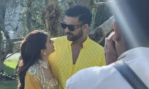 మెగా వెడ్డింగ్: హ‌ల్దీ వేడుక నుంచి లీక్డ్ ఫోటోలు!