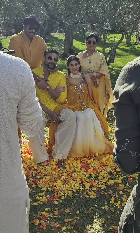 Varun and Lavanya Mesmerize in Haldi Ceremony Photos