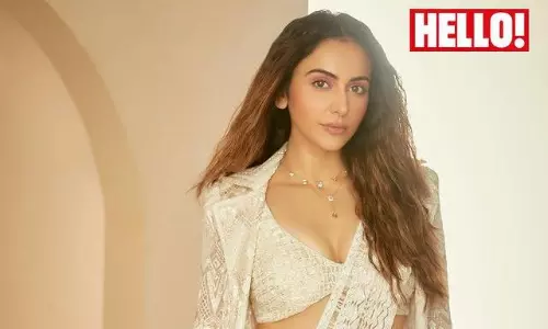 Rakul Shines in Unprecedented Style for Hello Magazine