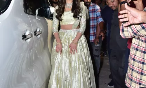 Sreeleelas Grace in Cream: A Stunning Half Saree Affair