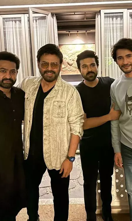 Tollywood Stars Shine Together at Ram Charans Diwali Bash