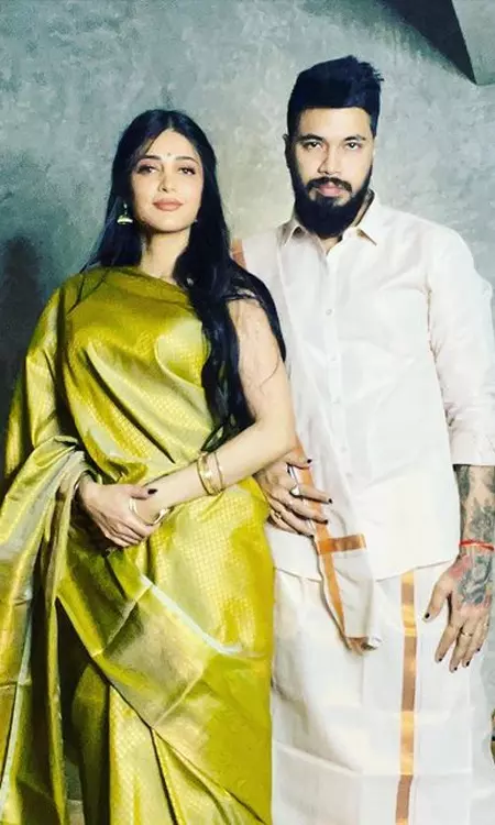 Tradition Meets Romance: Shruti Haasans Diwali Delight in Ethnic Elegance