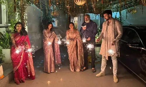 కోడ‌లితో కొణిదెల ఫ్యామిలీ తొలి దీపావ‌ళి