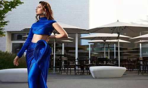 Tamannaah chic look for GlobalSpa India Magazine