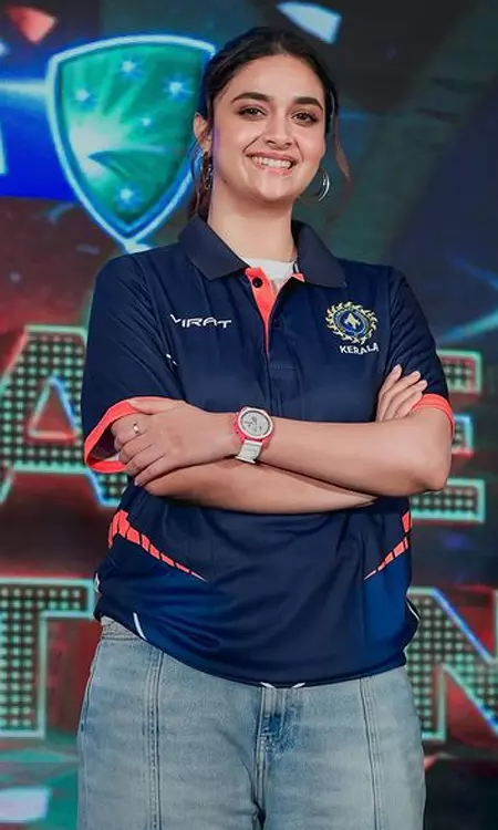 Keerthy Suresh Becomes Kerala Womens Cricket Goodwill Ambassador