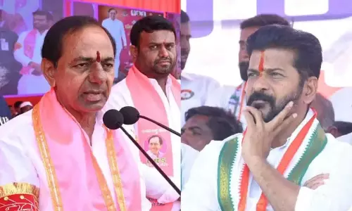 ఒకే రోజు గజ్వేల్ లో రేవంత్.. కొడంగల్ లో కేసీఆర్.. ఒకరి ఇలాఖాలో ఇంకొకరు ఒకే రోజు గజ్వేల్ లో రేవంత్.. కొడంగల్ లో కేసీఆర్.. ఒకరి ఇలాఖాలో ఇంకొకరు