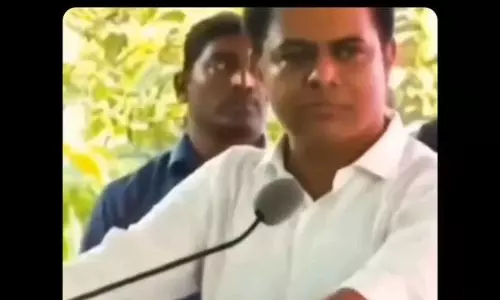 ఫేక్  వీడియో ఇలా కూడా చేస్తారా... కేటీఆర్  కి మైండ్  బ్లాక్  అయ్యింది!