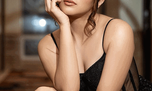 Ridhima Pandit Amps Up Style in a Black Bodycon Mini Dress