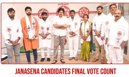 జనసేనకు వచ్చిన ఓట్లు ఇవే....చేదు అనుభవమే మిగిల్చింది