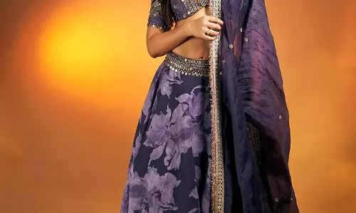 The Allure of Traditional Beauty: Saiee M. Manjrekars Lehenga Look