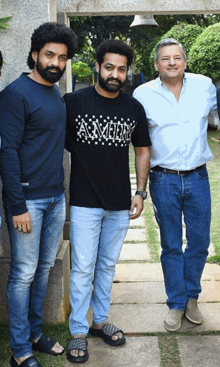 NTR Delighted by Netflix CEOs Visit with the Nandamuri Family