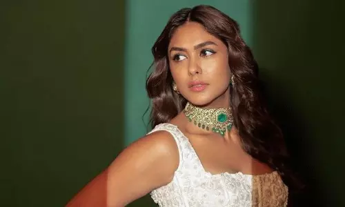 Mrunal Thakur Shines Like A Princess In White Gown!