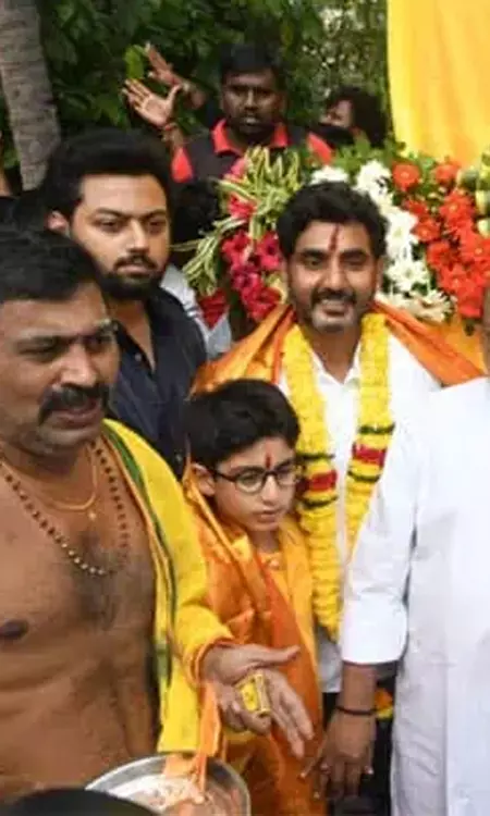 Balakrishnas Son Takes His First Steps In TDP Politics!