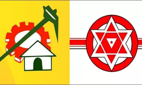 జగన్ కంటే రెట్టింపు ....టీడీపీ జనసేన పవర్ ఆస్త్రం...!