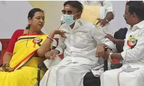 విజ‌య్ కాంత్ ని చూసి అభిమానులు క‌న్నీరు మున్నీరు!