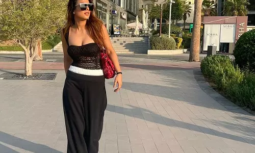 Nia Sharma Daring Black Ensemble Steals the Spotlight
