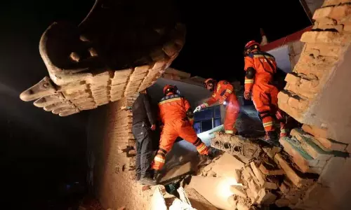 చైనాలో భారీ భూకంపం.. ఎంత కష్టం వచ్చింది అంటే !