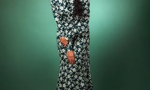 Faria Abdullahs Chic Floral Maxi Look
